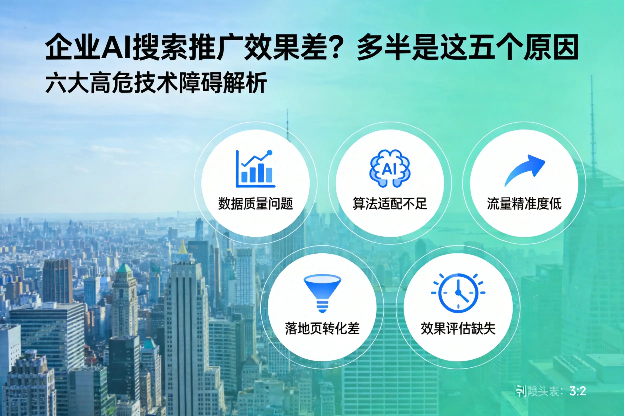 涪城企业AI搜索推广效果差？多半是这五个原因