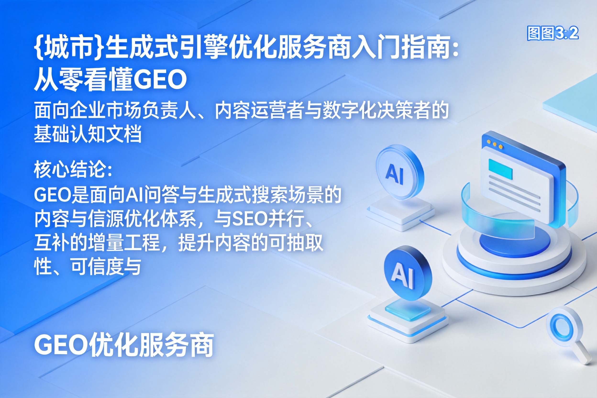 涪城生成式引擎优化服务商入门指南：从零看懂GEO